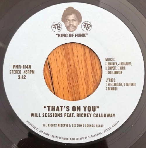 WILL SESSIONS / ウィル・セッションズ / THAT'S ON YOU