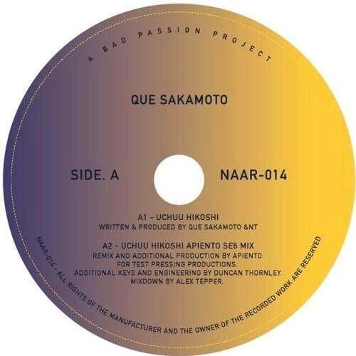 QUE SAKAMOTO & NT / UCHUU HIKOSHI