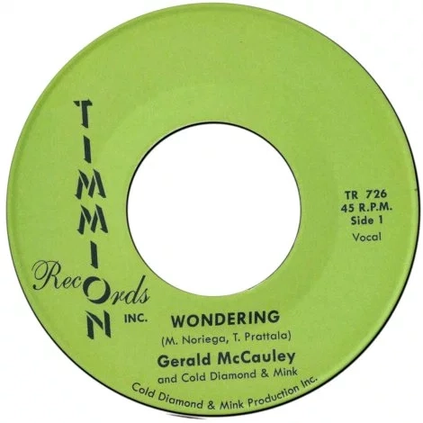 GERALD MCCAULEY / COLD DIAMOND & MINK / WONDERING