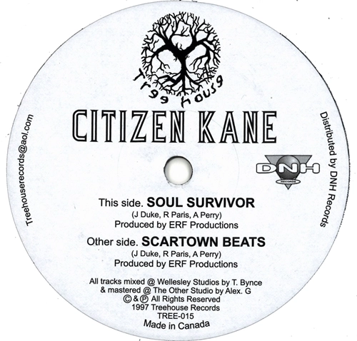 CITIZEN KANE (HIPHOP) / SOUL SURVIVOR / SCARTOWN BEATS