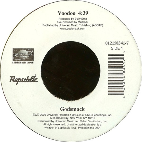 GODSMACK / ゴッドスマック / VOODOO / BAD RELIGION