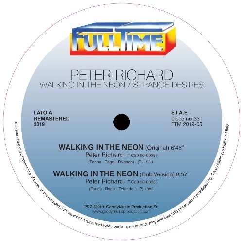PETER RICHARD / ピーター・リチャード / WALKING IN THE NEON / STRANGE DESIRES