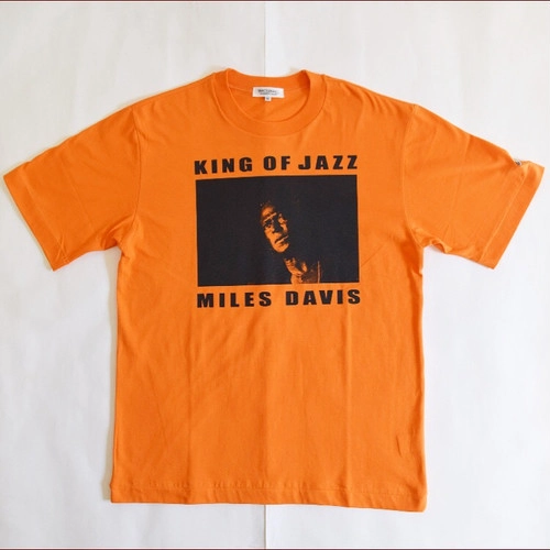 MILES DAVIS / マイルス・デイビス / マイルスＴシャツ/オレンジM