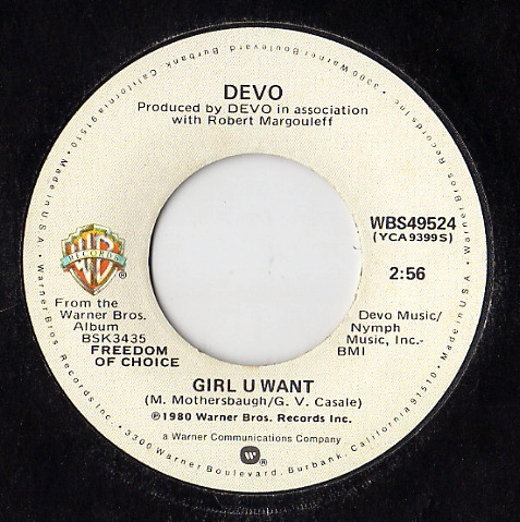 DEVO / ディーヴォ / GIRL U WANT