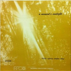 FOCUS (60'S FOLK) / MOMENTS SUNLIGHT