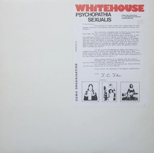 WHITEHOUSE / ホワイトハウス / PSYCHOPATHIA SEXUALIS