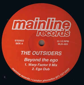 OUTSIDERS (UK HOUSE) / BEYOND THE EGO