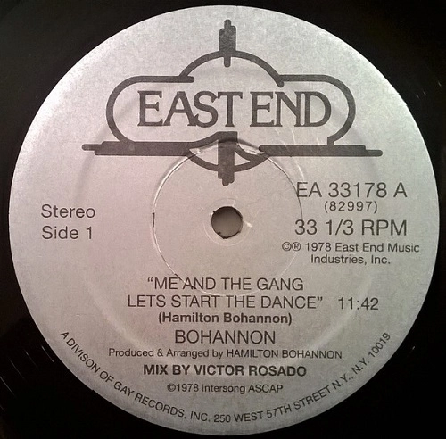 BOHANNON / ボハノン / LET'S START THE DANCE (ORIGINAL & REMIX)
