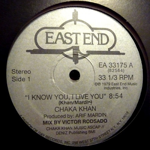 CHAKA KHAN / チャカ・カーン / I KNOW YOU, I LIVE YOU