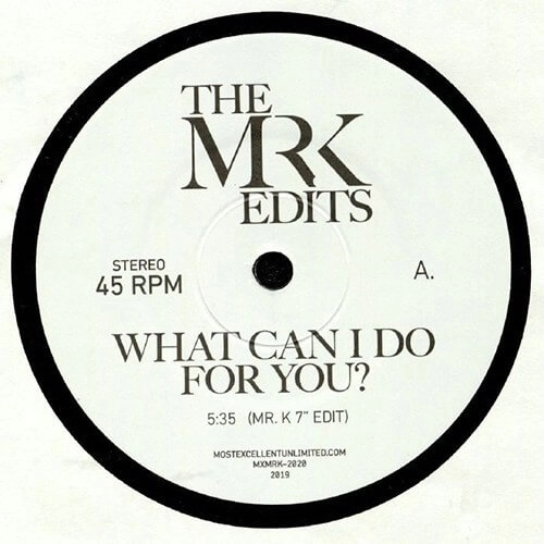 MR. K (DANNY KRIVIT) / ミスター・ケー / WHAT CAN YOU DO FOR ME?