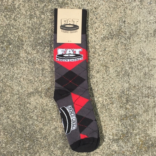 FAT WRECK CHORDS OFFICIAL GOODS / FAT WRECK CHORDS SOCKS (ZEBRA)