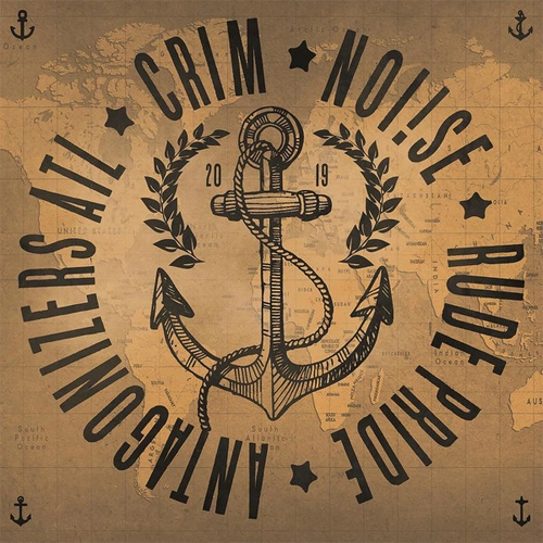 ANTAGONIZERS ATL : CRIM : NOI!SE : RUDE PRIDE / SPLIT (7")