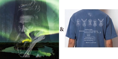 Terra Verde alias sibitt (a.k.a. 志人) / FatWood "Inverted Tree-逆立ちの樹-" Tシャツ付セット（限定生産）" -BLUE JEAN-