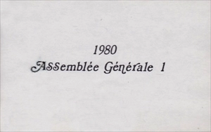 V.A. / オムニバス / ASSEMBLEE GENERALE 1