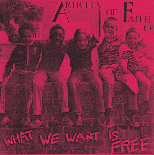 ARTICLES OF FAITH / アーティクルスオブフェイス / WHAT WE WANT IS FREE (7"/RED)