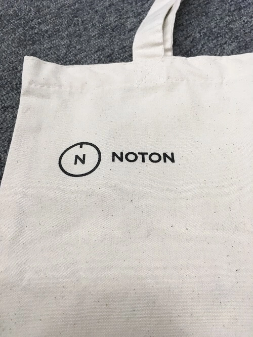NOTON / レーベル トートバッグ