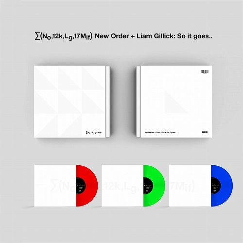 NEW ORDER / ニュー・オーダー / Σ(NO,12K,LG,17MIF) NEW ORDER + LIAM GILLICK: SO IT GOES.. (3LP BOX/COLORED VINYL)