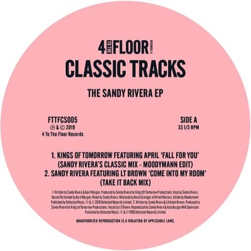 KINGS OF TOMORROW/SANDY RIVERA/SOUL VISION / SANDY RIVERA EP (MOODYMANN REMIX)
