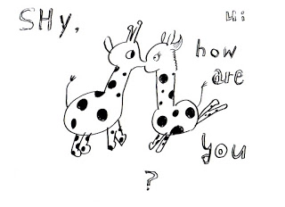 Hi,how are you? / Shy, how are you?