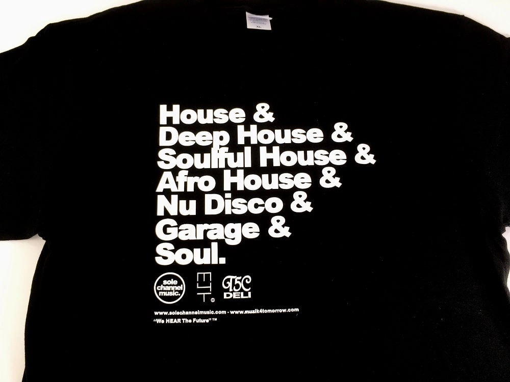 T5C DELI / #1 MY GENRE T-SHIRTS BLACK SIZE:L