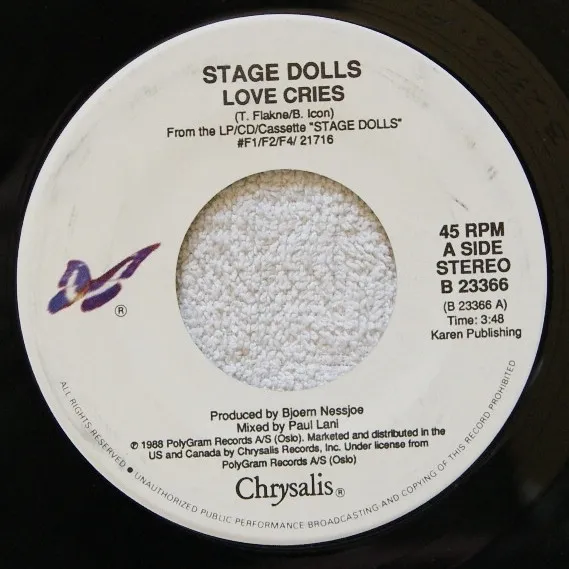 STAGE DOLLS / ステージ・ドールズ / LOVE CRIES
