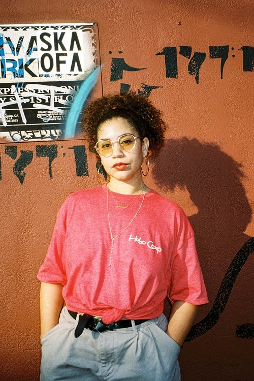 HOBO CAMP T-SHIRT / HOBO CAMP LOGO RED L