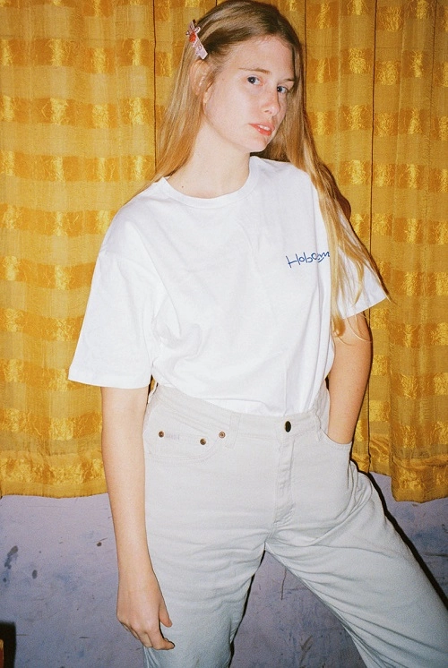 HOBO CAMP T-SHIRT / HOBO CAMP LOGO WHITE XL