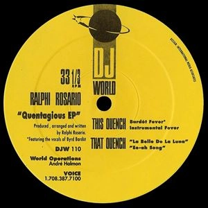 RALPHI ROSARIO / ラルフ・ロザリオ / QUENTAGIOUS EP