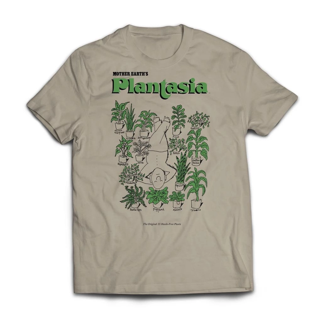 MORT GARSON / モート・ガーソン / Plantasia "Man With His Plants" T-Shirt(M)