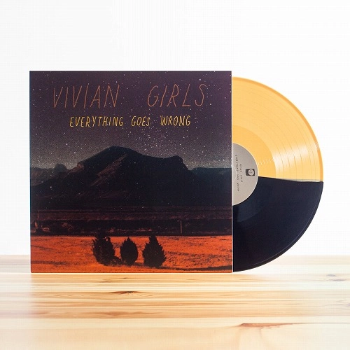 VIVIAN GIRLS / ヴィヴィアン・ガールズ / EVERYTHING GOES WRONG (LP/180G/HALF&HALF YELLOW/BLACK VINYL)