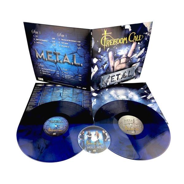 FREEDOM CALL / フリーダム・コール / M.E.T.A.L.<2LP/BLUE WITH BLACK SWIRLS+CD/PAPER SLEEVE>