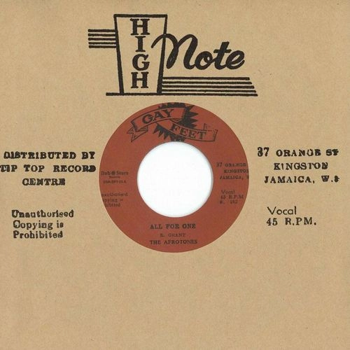 AFROTONES / ALL FOR ONE