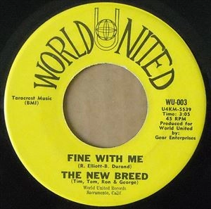 NEW BREED (60'S GARAGE) / FINE WITH ME