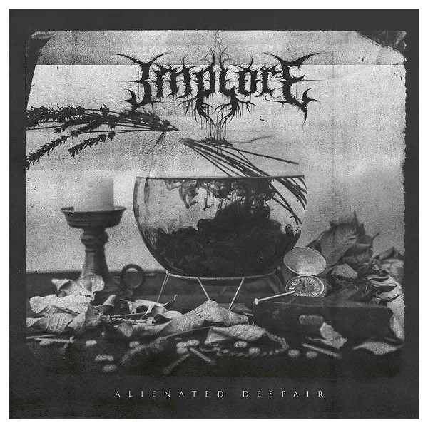 IMPLORE / ALIENATED DESPAIR<BLACK VINYL>