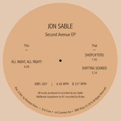 JON SABLE / SECOND AVENUE EP