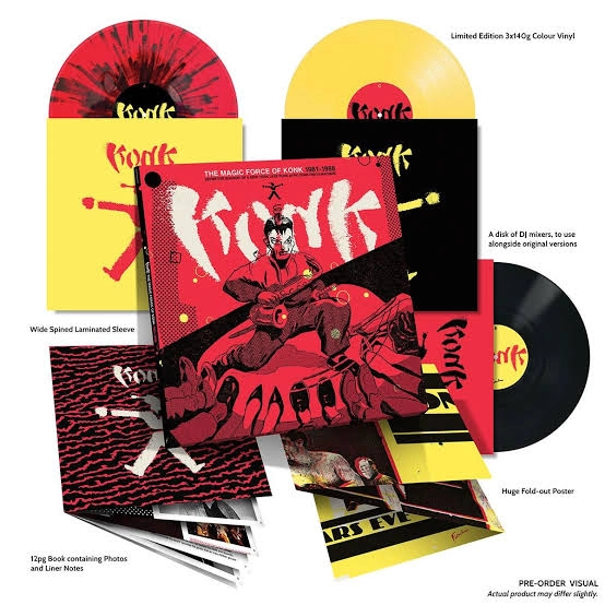 KONK / THE MAGIC FORCE OF KONK 1981-1988 (3LP/COLORED VINYL)