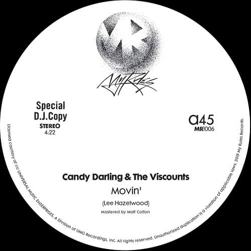 CANDY DARLING & THE VISCOUNTS / MOVIN' (ORIGINAL/JUSTIN VAN DER VOLGEN EDIT)