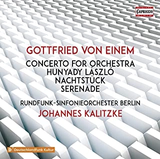 JOHANNES KALITZKE / ヨハネス・カリッケ / EINEM:CONCERTO FOR ORCHESTRA