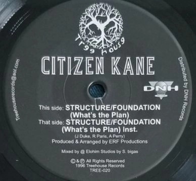 CITIZEN KANE (HIPHOP) / STRUCTURE/FOUNDATION (WHAT'S THE PLAN)