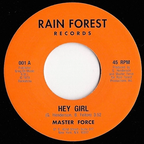 MASTER FORCE / HEY GIRL / DON'T FIGHT THE FEELING