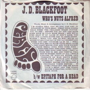 J.D.BLACKFOOT / ジェイ・ディー・ブラックフット / WHO'S NUTS ALFRED / EPITAPH FOR A HEAD