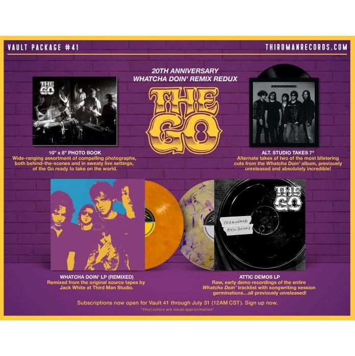 THE GO / WHATCA DOIN' 20th ANNIVERSARY REMIX REDUX (2LP+7"+PHOTO BOOK/COLORED VINYL) / WHATCA DOIN’20th ANNIVERSARY REMIX REDUX (2LP+7"+PHOTO BOOK/COLORED VINYL)