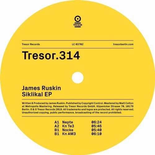 JAMES RUSKIN / ジェームス・ラスキン / SIKLIKAL (EP)