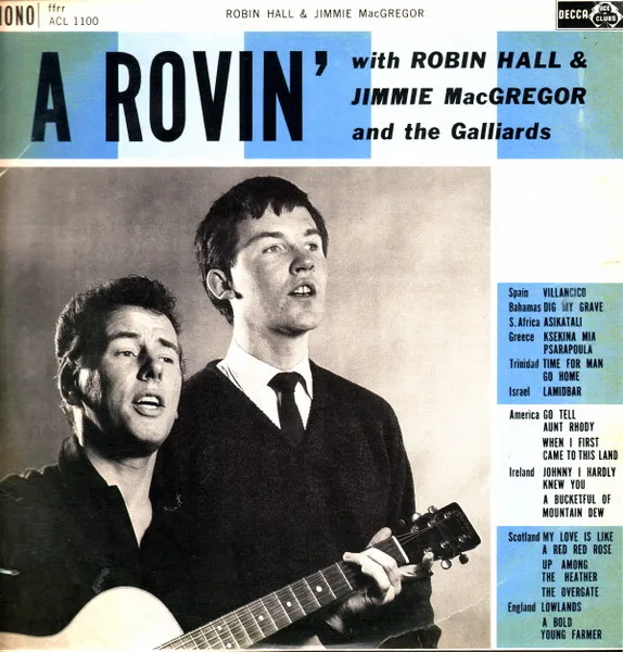 ROBIN HALL AND JIMMIE MACGREGOR WITH  THE GALLIARDS / ROVIN'