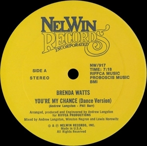 BRENDA WATTS / YOU'RE MY CHANCE