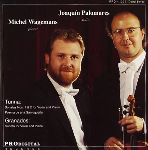 JOAQUIN PALOMARES / ホアキン・パロマレス / TURINA / GRANADOS: SONATAS FOR VIOLIN AND PIANO
