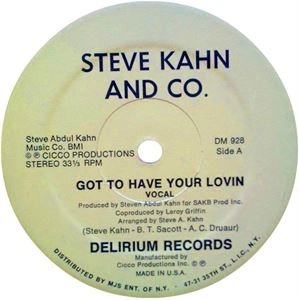 STEVEN ABDUL KAHN / GOT TO HAVE YOUR LOVIN