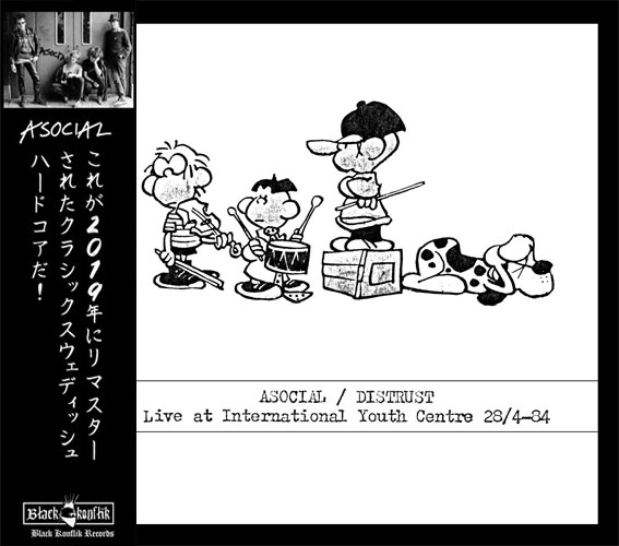 ASOCIAL : DISTRUST / LIVE AT INTERNATIONAL YOUTH CENTRE 28/4-84