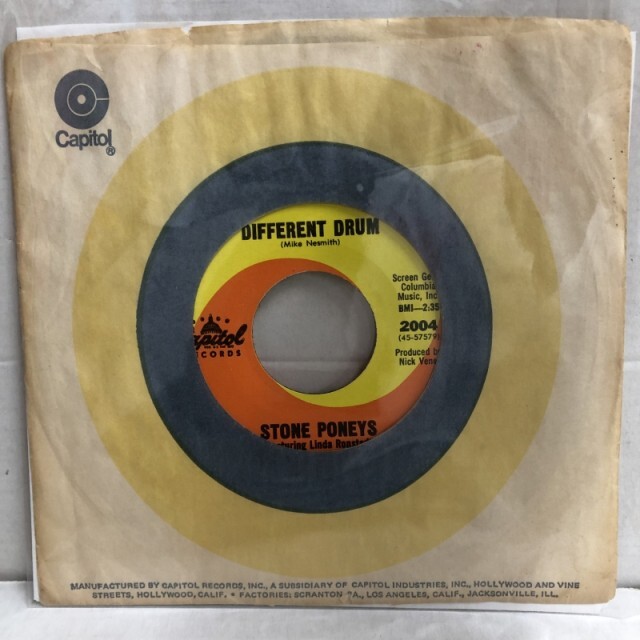 STONE PONEYS / ストーン・ポニーズ / DIFFERENT DRUM