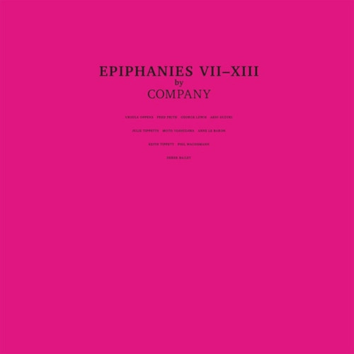COMPANY / カンパニー / Epiphanies VII-XIII(3LP)